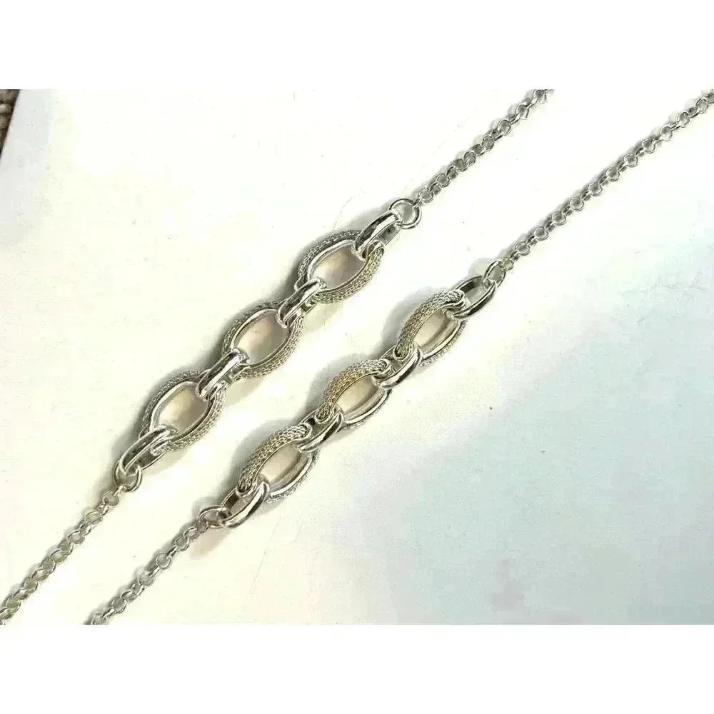 Silver Gem/Jewel Chain Necklace - Picture 4 of 5